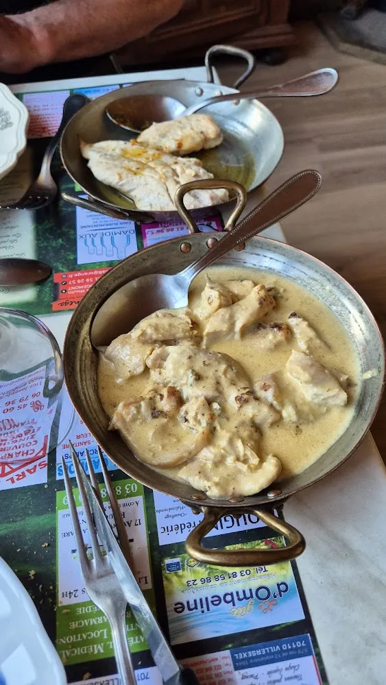 Émincé Poulet Sauce Gorgonzola